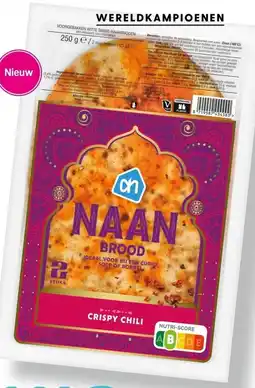 Albert Heijn AH Naanbrood crispy chili aanbieding