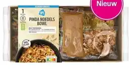 Albert Heijn AH Gesneden verspakket pinda noedels bowl aanbieding