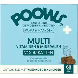 Jumbo PoOws Multivitamine Kat 60g aanbieding