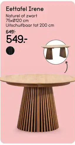 Leen Bakker Eettafel Irene aanbieding