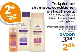 Trekpleister Trekpleister shampoo, conditioner en treatments aanbieding