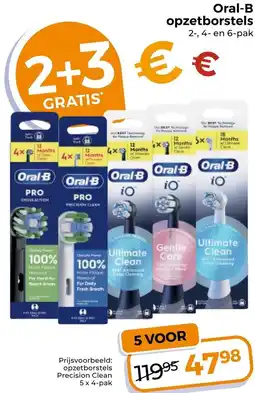Trekpleister Oral-B opzetborstels aanbieding