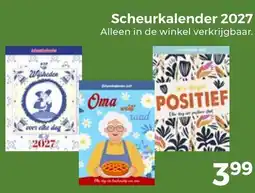 Trekpleister Scheurkalender 2027 aanbieding