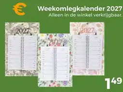 Trekpleister Weekomlegkalender 2027 aanbieding