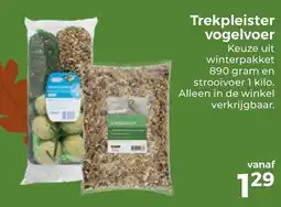Trekpleister Trekpleister vogelvoer aanbieding