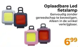 Trekpleister Oplaadbare Led fietslamp aanbieding