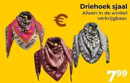 Trekpleister Driehoek sjaal aanbieding