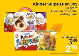 Trekpleister Kinder Surprise en Joy aanbieding