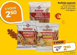 Trekpleister Bolletje pepsels aanbieding