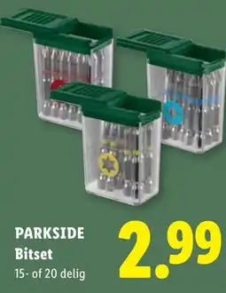 Lidl Parkside Bitset aanbieding