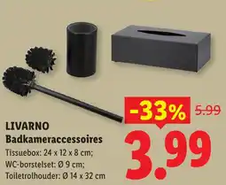 Lidl Livarno Badkameraccessoires aanbieding