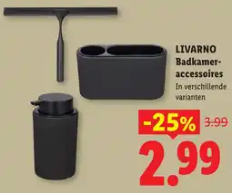 Lidl Livarno Badkameraccessoires aanbieding