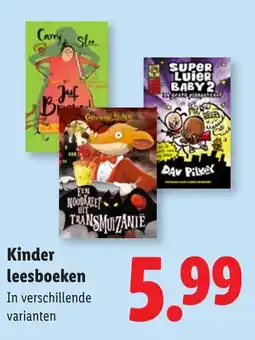 Lidl Kinder leesboeken aanbieding