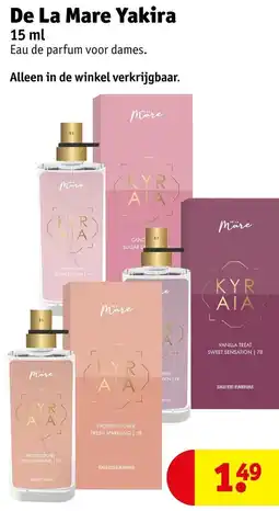 Kruidvat De La Mare Yakira aanbieding