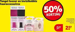 Kruidvat Tangel teezer en invisibobble haaraccessoires aanbieding