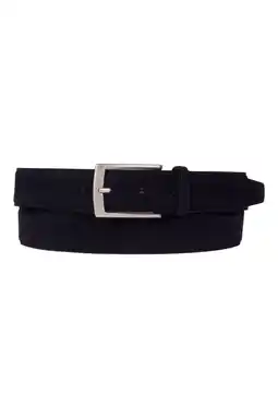 Wehkamp Presly & Sun leren riem donkerblauw aanbieding