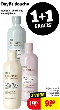 Kruidvat Baylis douche aanbieding