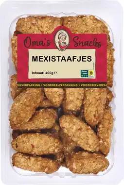 Dirk Oma's snacks mexistaafjes voordeel aanbieding