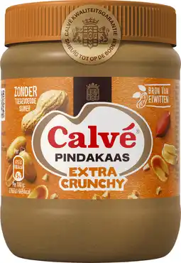 Dirk Calvé Pindakaas extra crunchy aanbieding