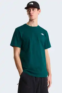 Wehkamp The North Face T-shirt Evolution Simple Dome - petrol aanbieding