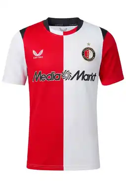 Wehkamp Castore junior Feyenoord voetbalshirt thuis - rood/wit aanbieding