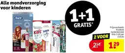 Kruidvat Alle mondverzorging voor kinderen aanbieding