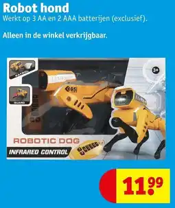 Kruidvat Robot hond aanbieding