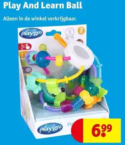 Kruidvat Play And Learn Ball aanbieding