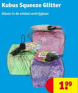 Kruidvat Kubus Squeeze Glitter aanbieding