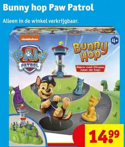 Kruidvat Bunny hop Paw Patrol aanbieding