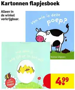 Kruidvat Kartonnen flapjesboek aanbieding