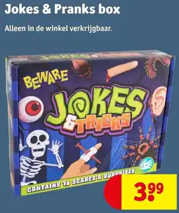 Kruidvat Jokes & Pranks box aanbieding