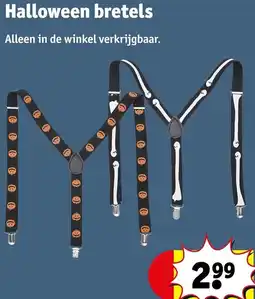 Kruidvat Halloween bretels aanbieding