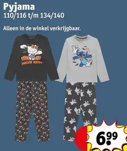 Kruidvat Pyjama aanbieding