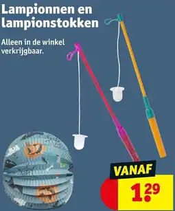 Kruidvat Lampionnen en lampionstokken aanbieding