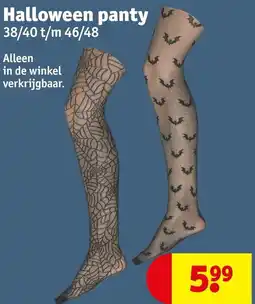 Kruidvat Halloween panty aanbieding