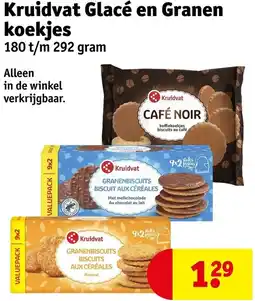 Kruidvat Kruidvat Glacé en Granen koekjes aanbieding