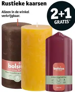 Kruidvat Rustieke kaarsen aanbieding