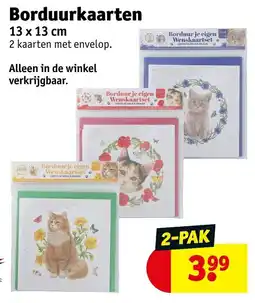 Kruidvat Borduurkaarten aanbieding
