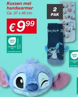 Kik Kussen met handwarmer aanbieding
