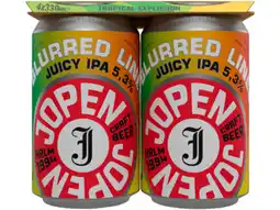 Hoogvliet Jopen Blurred lines aanbieding