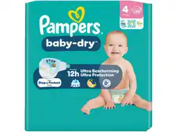 Hoogvliet Pampers Luiers baby dry maat 4 aanbieding