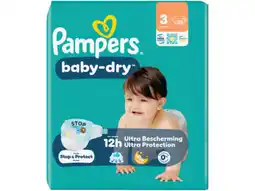 Hoogvliet Pampers Luiers baby dry maat 3 aanbieding