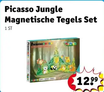 Kruidvat Picasso Jungle Magnetische Tegels Set aanbieding