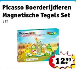 Kruidvat Picasso Boerderijdieren Magnetische Tegels Set aanbieding