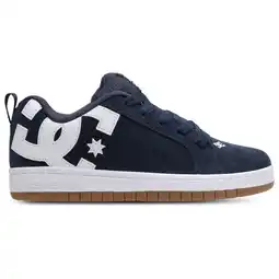 Foot Locker DC Shoes Court Graffik Kindersneakers - Blauw - Maat 35 - Suède aanbieding