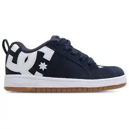 Foot Locker DC Shoes Court Graffik Peuterschoenen - Blauw - Maat 32 - Leer aanbieding