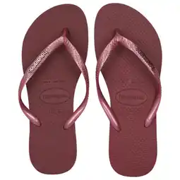 Foot Locker Havaianas Slim Slippers en Sandalen Dames - Roze - Maat 35/36 - Plastic aanbieding