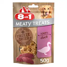 Zooplus 3 + 1 gratis! 8in1 Meaty Treats hondensnacks 4 x - Meaty Treats - Eend aanbieding