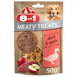 Zooplus 3 + 1 gratis! 8in1 Meaty Treats hondensnacks 4 x - Meaty Treats - Eend en appel aanbieding
